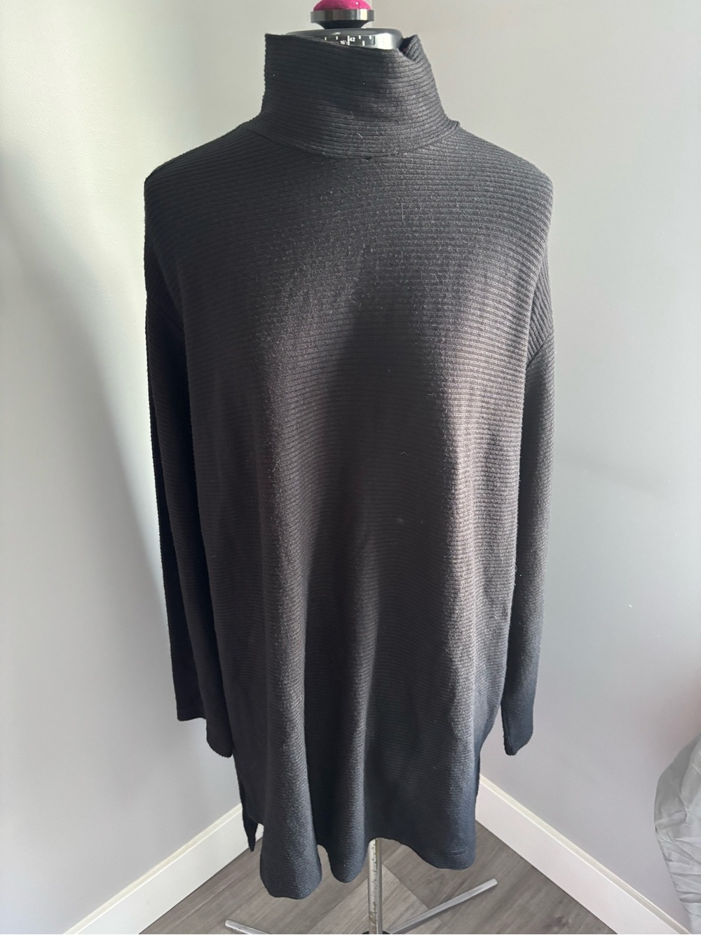 Lotus Eaters Black Turtleneck Sweater Dress